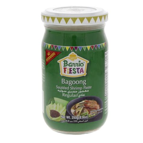 باستة جمبري مقلي باريّو فييستا حجم عادي 250 جرامBarrio Fiesta Sauteed Shrimp Paste Regular 250 G