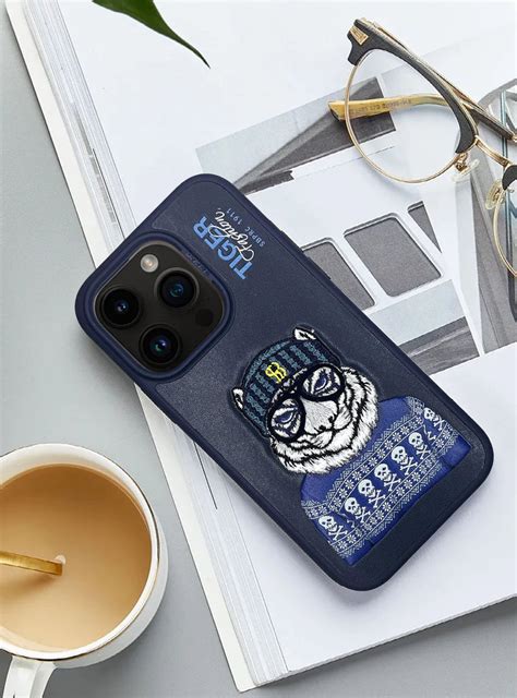 iPhone 15 Pro Max Fergus Series Genuine Santa Barbara Leather Case ...