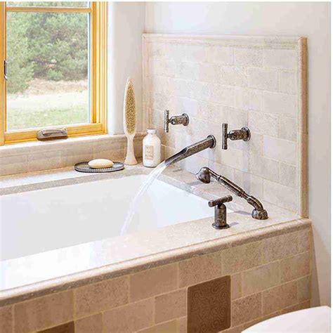 Wall Mount Waterfall Tub Filler Upgraded Wall Mount Tub Filler Faucet