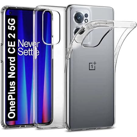 Fashionury Silicone OnePlus Nord CE 2 5G Case Transparent Flexible Soft ...