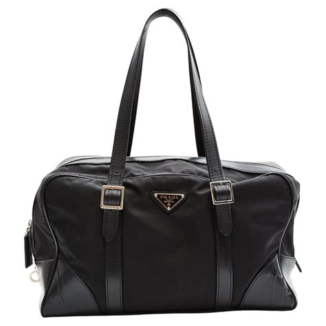 Prada Tessuto 2way Sports Luggage Duffle 868426 Black Nylon Weekend ...