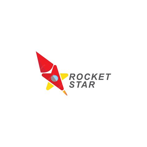 Premium Vector | Rocket and star logo. template icon
