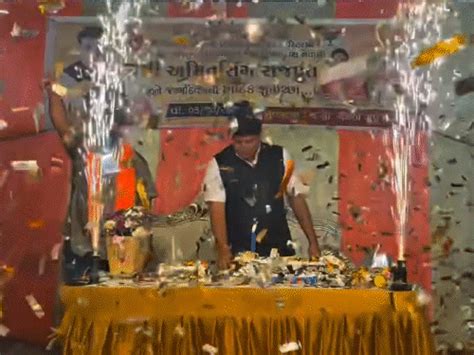 Public roads turn into stage for BJP leaders' birthdays Firecrackers ...