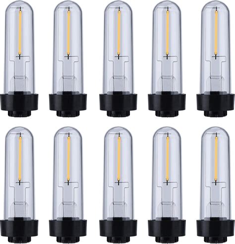 YONGJIA Outdoor Solar Light Bulbs, Solar Garden Lights Replacement ...