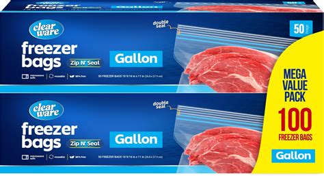 Amazon.com: Ziploc Slider Freezer Bags, Stand-and-Fill with Expandable ...