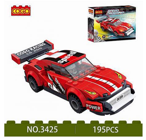 BlueBrixx - Sets - 103636 - Race car in red