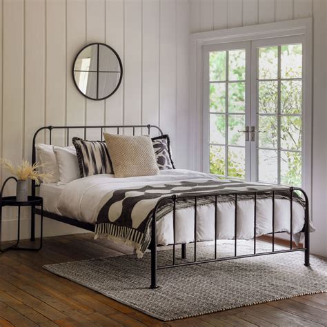 Gallery Loughton Black Metal Bed Frame, King | Costco UK