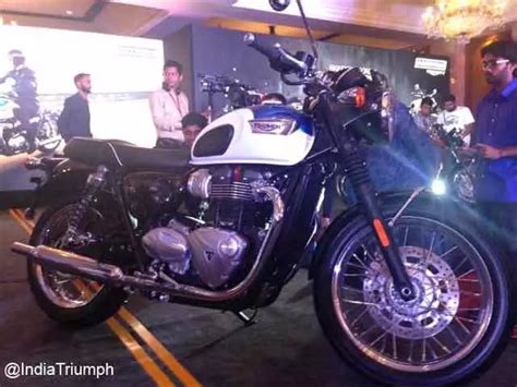 Triumph launches new Bonneville T100 at Rs 7.78 lakh - Triumph launches ...