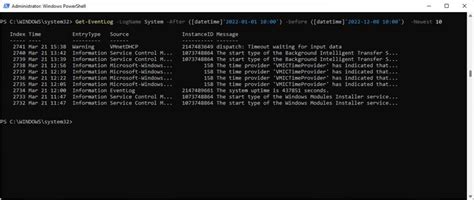 Review Windows Logs With Windows PowerShell - Tech Hyme