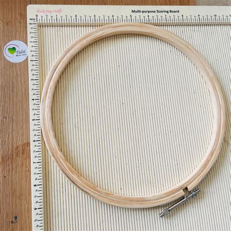 Wooden Embroidery Ring – Tulsi Resin Store