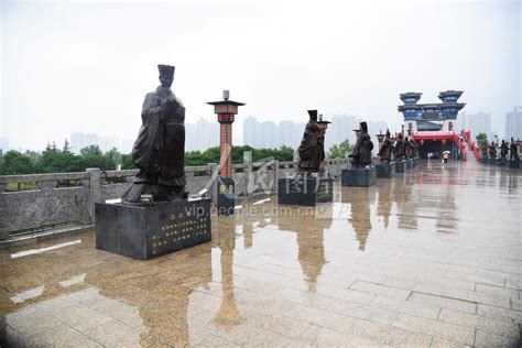 陕西咸阳风雨廊桥-人民图片网