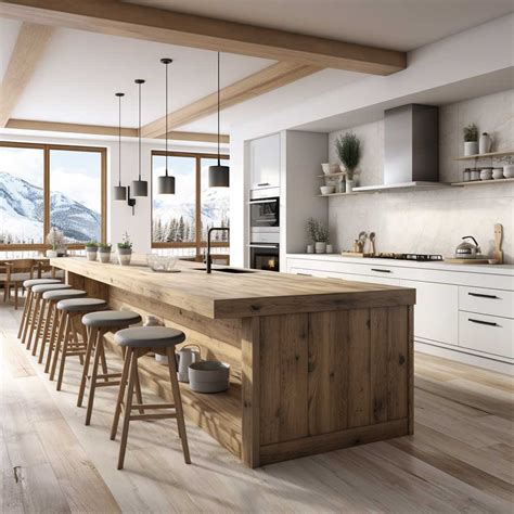 How White Modern Rustic Kitchens Blend Old and New