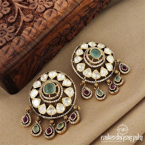 Silver Gold Plated Earrings – Page 7 – Nakoda Payals