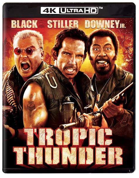 TROPIC THUNDER (4KUHD/BD): Amazon.in: Ben Stiller, Jack Black, Robert ...