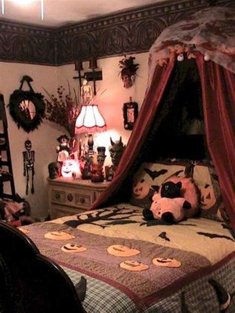 halloween room drawing