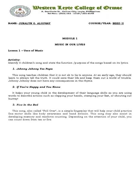 Image result for Module 1 Answer Key