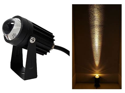 Mufasa 3 Watts Black Body Outdoor LED Rainproof Wall Lamp Long Distance ...