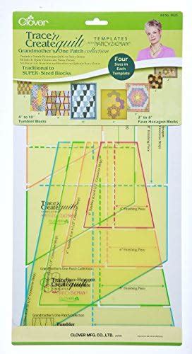 Clover Trace and Create Quilt Templates with Nancy Zieman, Grandmother ...