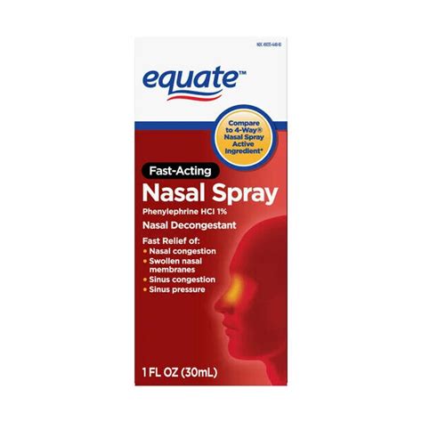 Equate Nasal Four Nasal Spray Phenylephrine India | Ubuy