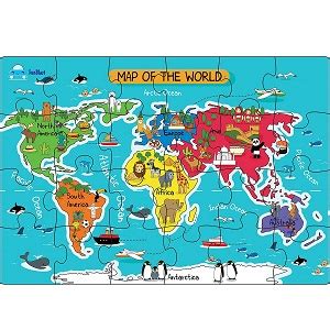 Buy FunBlast 3 in 1 Jigsaw Puzzle for Kids - Solar System, Map of India ...