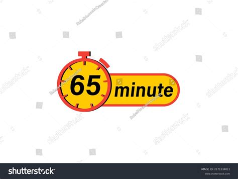 65 Minute Timers Clocks Timer 65 Stock Vector (Royalty Free) 2171334011 ...