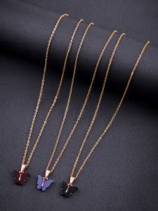 BRANDSOON Brandsoon jewellery one gram gold plated butterfly shapde(buy ...