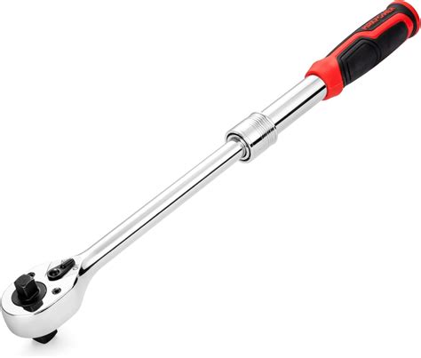 MAXPOWER Extendable Ratchet Wrench, Double Head 1/2" & 3/8" Ratchet ...