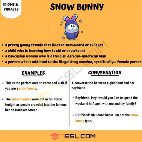 "Snow Bunny" Meaning, Origin and Examples • 7ESL