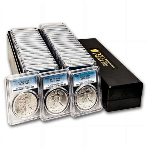 1986-2025 41-Coin Silver Eagle Set MS-69 PCGS (w/PCGS Boxes) - Walmart.com