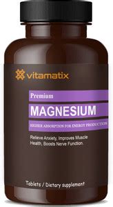 Vitamatix Chelated Magnesium Glycinate Citrate Tablets (H69) Price in ...