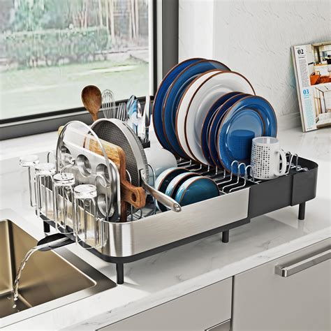 Amazon.com - SUNLY Dish Drying Rack, Expandable Dish Racks for Kitchen ...