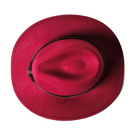 Buy Chokore Cowboy Hat with Belt Band (Burgundy) Online in India | Chokore