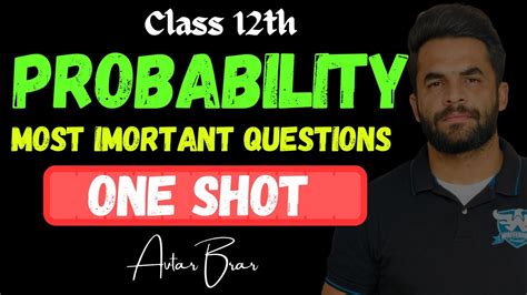 Image result for Probability One Shot Class 12