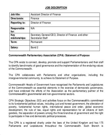 Image result for Assistant Program Director Job Description