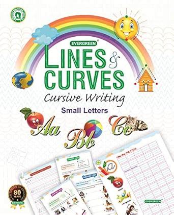 Evergreen Line & Curves (Cursive Writing) Small Letters : Class LKG/UKG ...