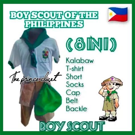 BOY SCOUT UNIFORM SET KIDS TO ADULT SIZE (8 IN 1) | Lazada PH
