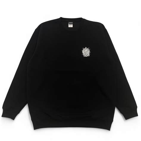 【限定1着】 "GOD Letters 普賢菩薩" Crewneck Sweat / Black / XL | cmkstore