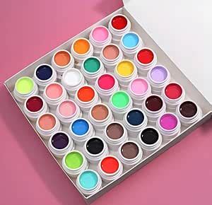 COSTICA Professional UV Gel Nail Polish,Set of 36 Lasts Upto 21 Days ...