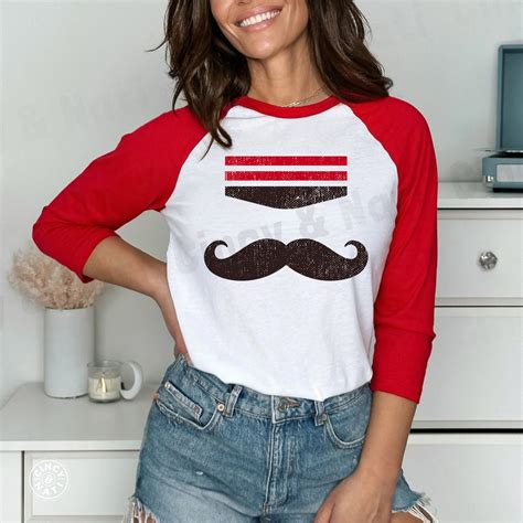 Cincinnati Reds Baseball Shirt, Mr Redlegs Minimal Shirt, Unisex 3/4 ...