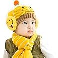 SYGA Baby Girls Boys Cute Hats and Scarf Set, for 6 Months - 3 Years ...