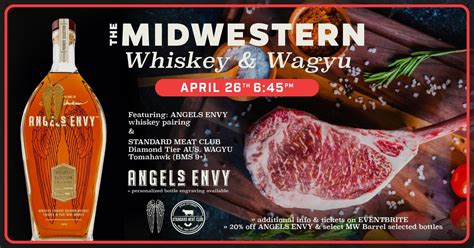 Whiskey & Wagyu II - Feat. Angels Envy & Standard Meat Club Wagyu ...