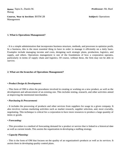 Image result for Operations Management PDF