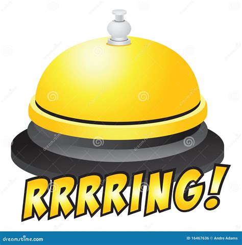 Bell ringing stock illustration. Illustration of bell - 16467636