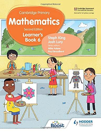 Cambridge Primary Mathematics Learners Book 6 Second Edition Hodder ...