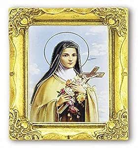 Buy WJ Hirten 162-340 3" Saint Therese Antique Gold Color Frame Online ...