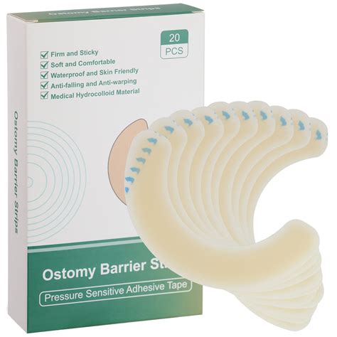 Buy Ostomy Barrier Strips [Pack of 20], Elastic Barrier Strips for ...