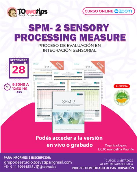 SPM-2 ( Sensory Processing Measure) PROCESO DE EVALUACIÓN EN ...
