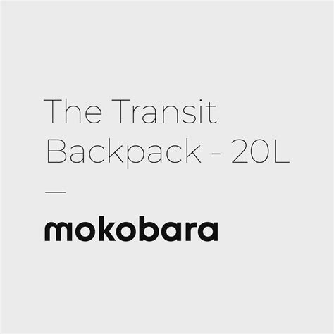 Buy Transit Backpack 20L | Everyday Minimalist Laptop Bag | Mokobara