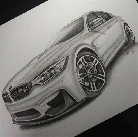 BMW Car Drawing