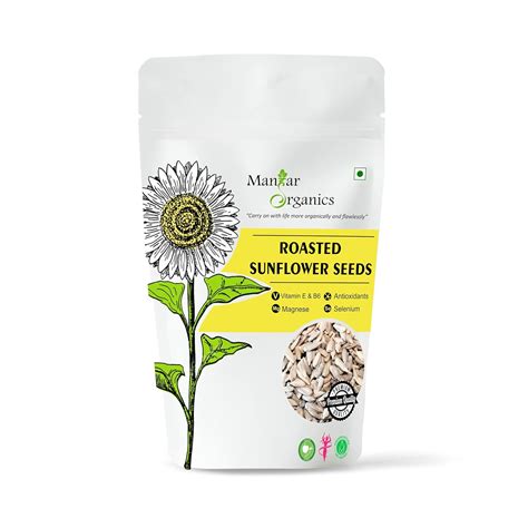 ManHar Organics Roasted Sunflower Seeds for Eating 1KG | Surajmukhi ...